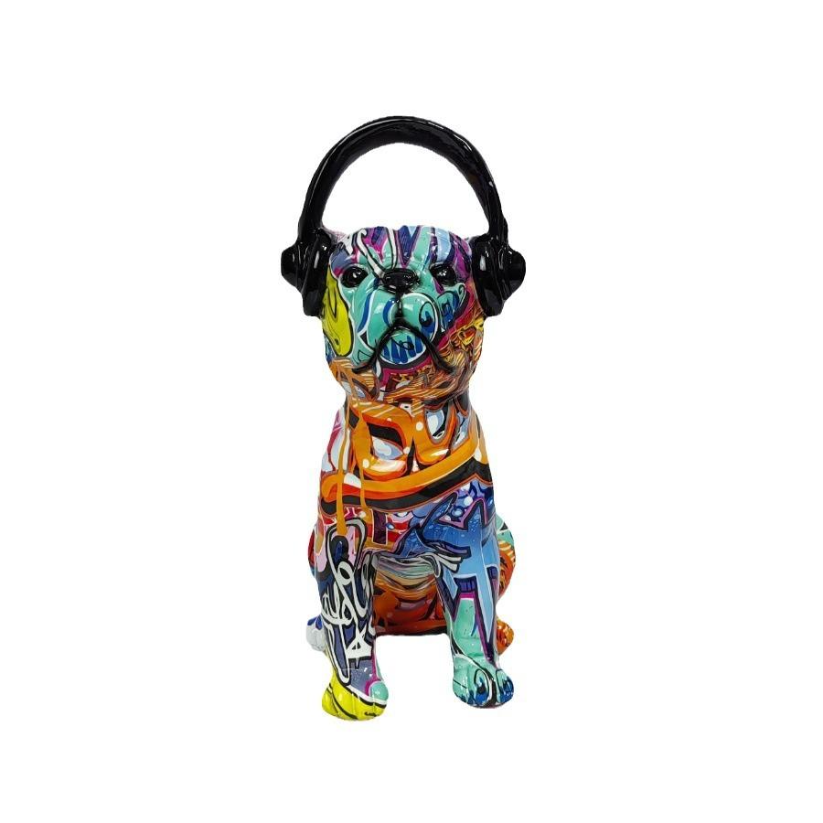 Vintage Animal Artwork Ornaments Best High-end Resin Crafts Dog Ornaments Home Use Living Room Cabinet Decorations Durable