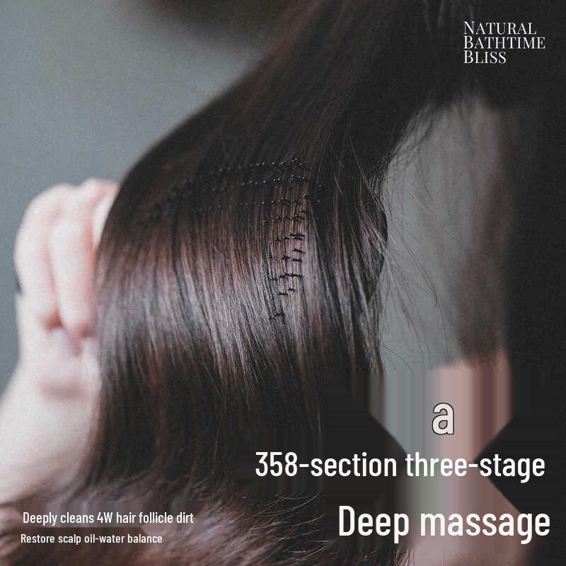 KRRAMEL ION Scalp Massage & Shampoo Brush