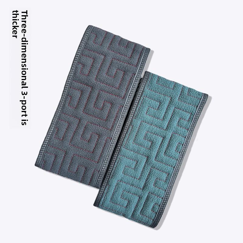 Unisex Hochleistungs-Haushalts-Schrubbschwamm mit grober Körnung, doppelseitig, langer Streifen