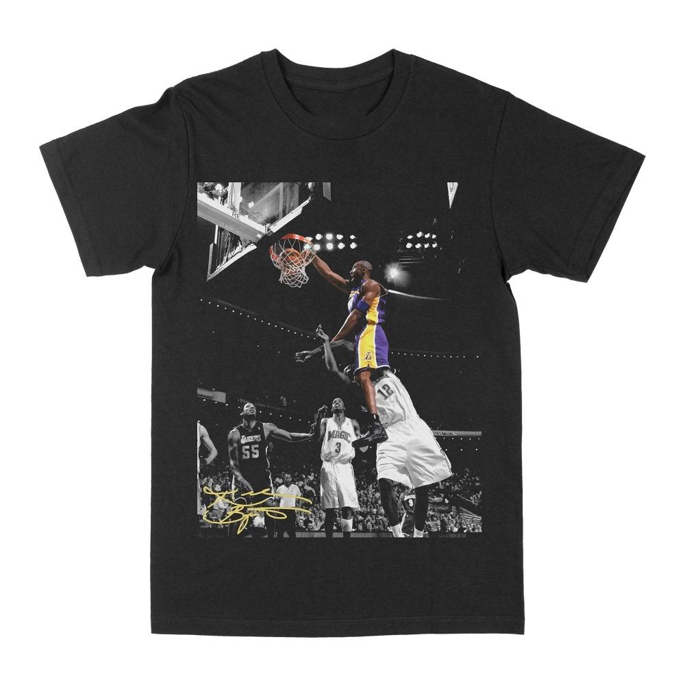 

Футболка с графическим принтом Kobe Bryant Los Angeles Lakers Dunk Signature, Повседневная футболка с изображением легенды НБА, Унисекс 4XL