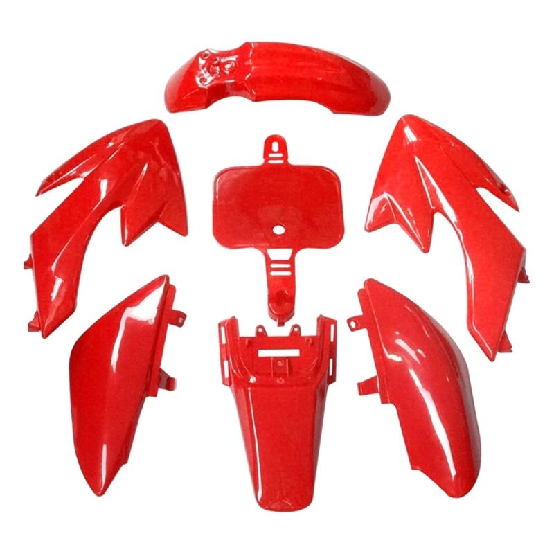 Plastic Fairing Body Kits Mudguard For CRF50 XR50 Pit Dirt Motorcycles Trail Bikes 2024 Year