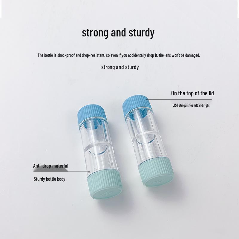 2015 Keda Orthokeratology Lens Cylinder Double-Bottle Hard Lens Case