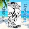 Music-Themed Beach Towel: Ideal for Beach & Music Lovers Suitable for towels, bath towels, beach towels