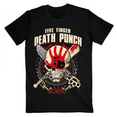 Camiseta adulta unissex com cinco dedos Death Punch Zombie Kill