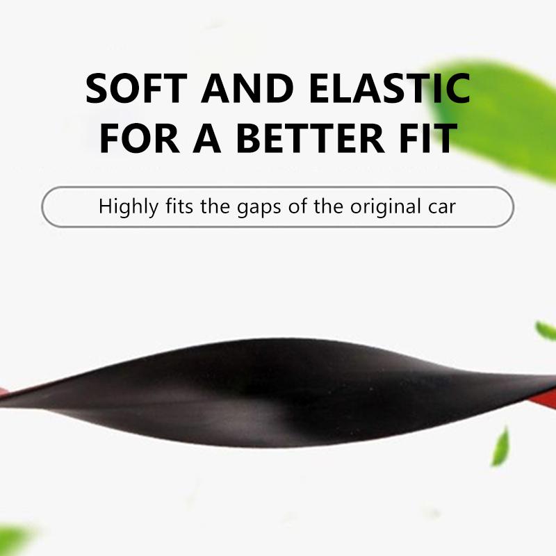 SEAMETAL Car Windshield Roof Seal Strip Rubber Auto Front Rear Window Edge Sealing Strips Waterproof Dustproof Protector Strips