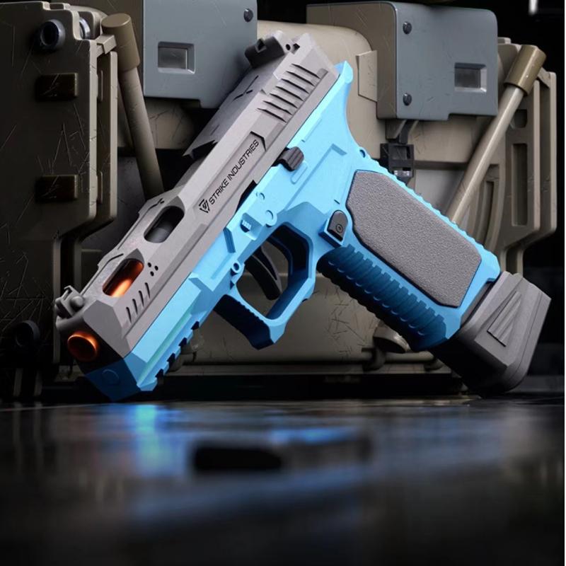 G17 Glock Pistol Can Repeated Shot Ejection Soft Bullet Gun Mechanical Repeating Children's Toy Pistol Gift
