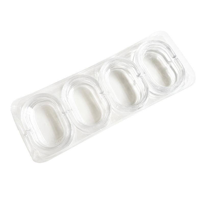 Transparent Shower Curtain Hooks C-shaped Set Of 12 Clear Plastic Hooks