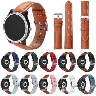 Kompatibles Leder-Uhrenarmband für Samsung S1, Huawei GT/GT2/GT3, Apple iWatch mit Dornschließe