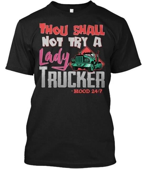 Proud Lady Trucker T shirt Made in the USA Size S to 5XL S