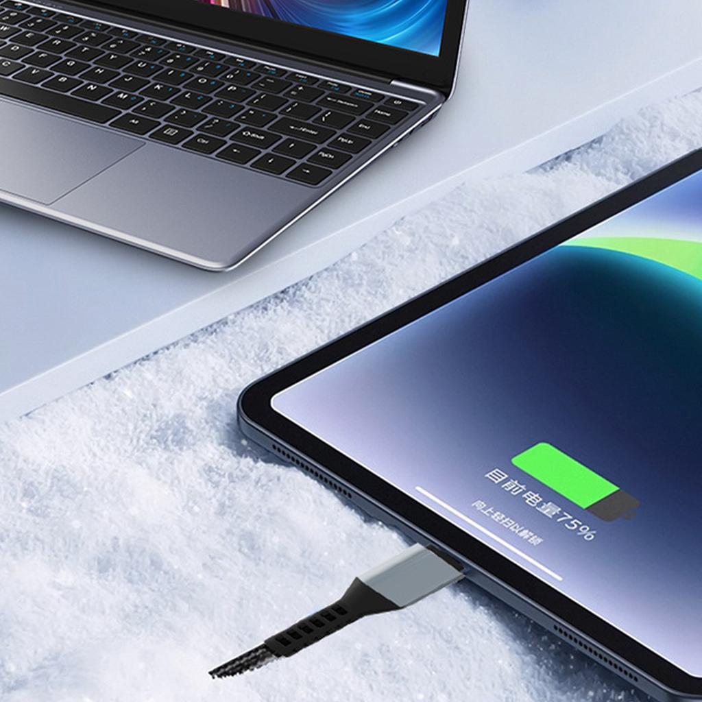 100/240W USB C Cable Nylon Braided Fast Charging Cord USB C To USB C Cable Charging Cord Support Charging Sync 480mbps