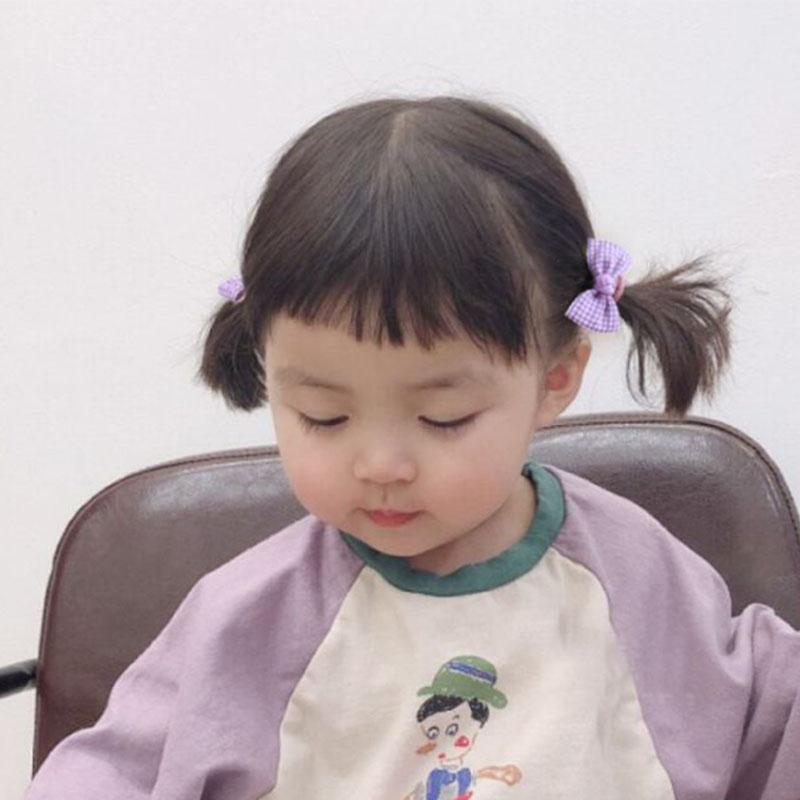 10 bucăți/lot bandă de păr dulce pentru fete legături de păr funde elastică de cauciuc cu flori pentru bile mici accesorii pentru păr pentru copii