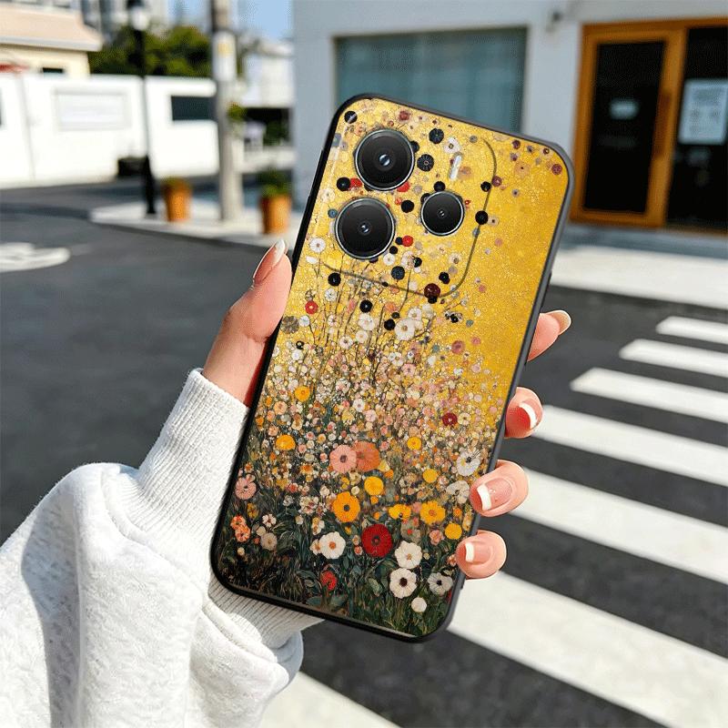 Kiss By Gustav Klimt Art Soft Phone Case for Xiaomi Redmi Note 12 13 14 15 Pro Plus 11 12S 11S 11T 10 4G Black Cover Back Shell