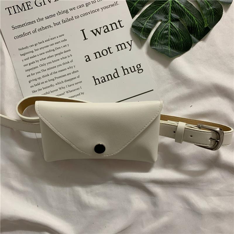 Waist Belt Bags For Women Crossbody Waist Bag Adjustable Strap Vegan PU Leather Women Messenger Handbag Fanny Pack Chest Bag sac