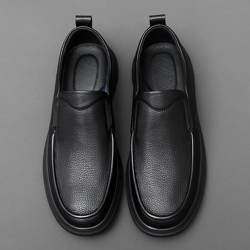 Golden Sapling Business Men's Casual Shoes Genuine Leather Male Flats Leisure Formal Wedding Loafers Party Men Moccasins