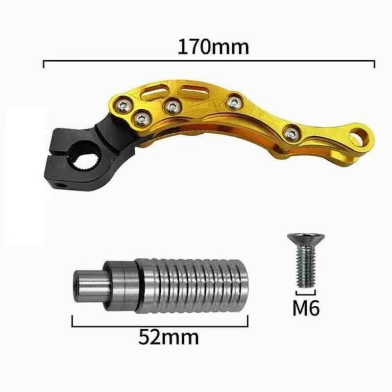 Motorradmotor CNC Kickstarter Starterhebel Für Yamaha Honda 139QMB Roller JOG50/90/100 Fuxi 100CC Ghost Fire RSZ ZY100