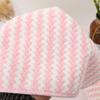 Cleaning Cloth Breathable Quick-dry Coral Fleece Versatile Water Absorbent Washing Dishcloth Household Supplies