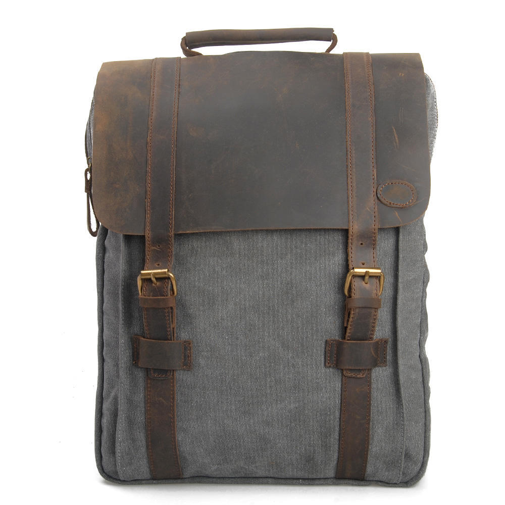 canvas laptop backpack
