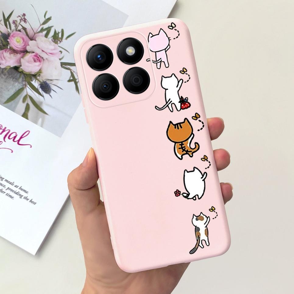 Women Fashion Girly Phone Case For Huawei Honor X9b Honor X8b Coque Funda Flower Pattern Soft Silicone Funda HonorX9b 5G Coques