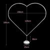 Heart Shaped Balloon Arch Frame Ring DIY Balloon Arch Garland Stand Kit For Outdoors Weddings Anniversary Decorations