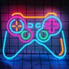 Spielcontroller Neonschild, Gamepad-Form LED-Neonlichter für Gaming-Raum Wandkunst Dekoration LED-Nachtlichter für Jungen Gamer Teen
