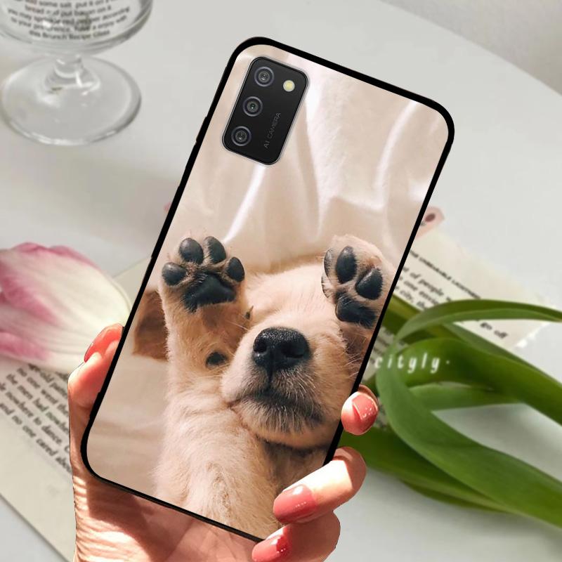 For Samsung Galaxy A02s Case A02 Animal Shockproof Soft Silicone TPU Phone Cover For Samsung Galaxy A03 Coque A03S Bumper Fundas