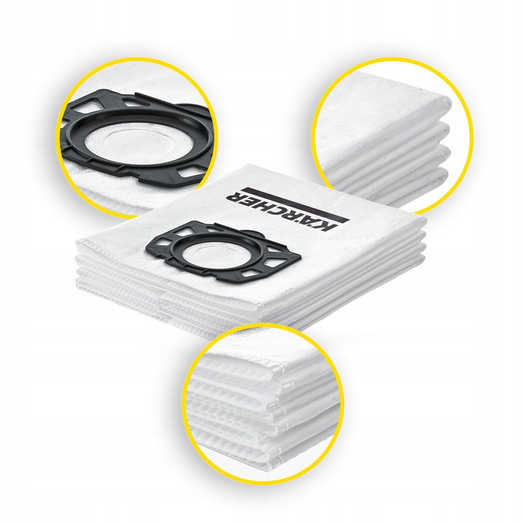 Wd Karcher Synthetic Non-Woven Vacuum Cleaner Bag 4 Pcs. 2.863-006.0