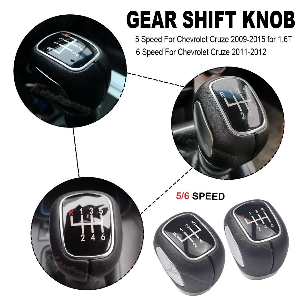 Manual Transmission Gear Shift Knob Shifter Knob Lever Stick for Chevrolet Cruze