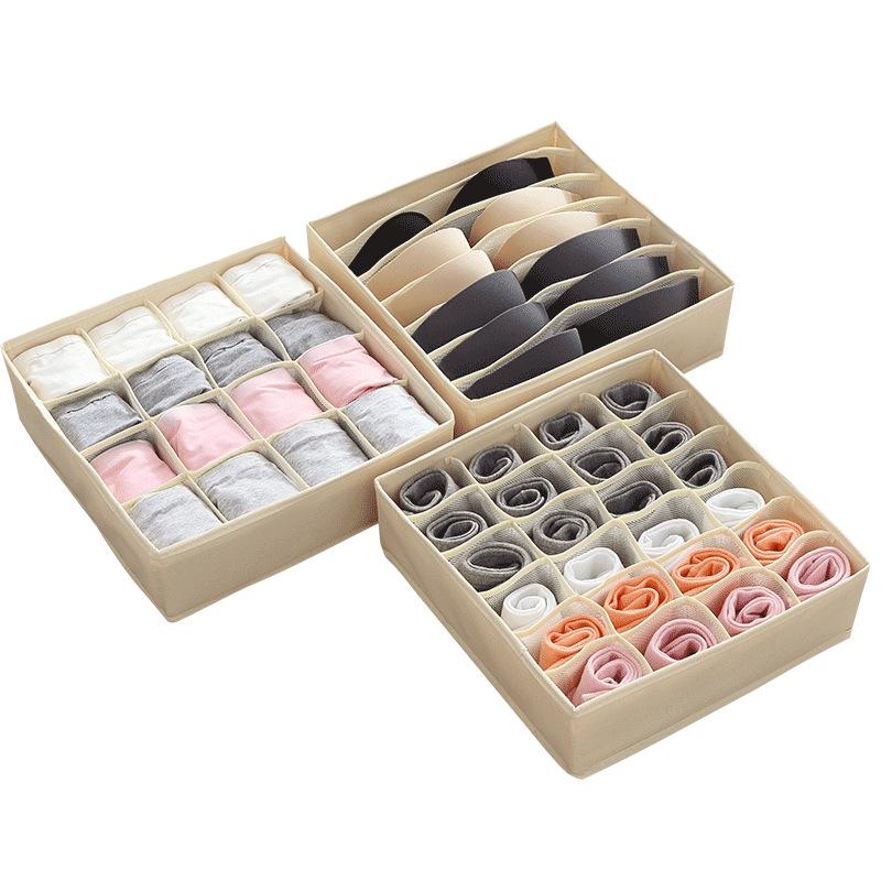 High-Elastic Foldable Mesh Underwear & Socks Organizer
