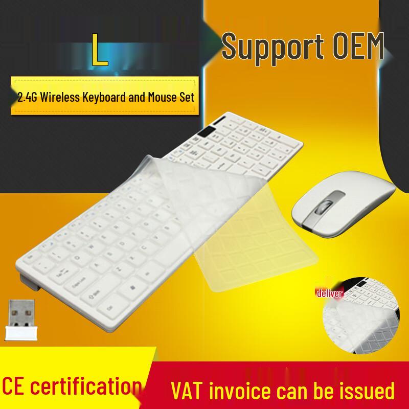 OLOEY K-06 2.4G Ultra-Thin Silent Wireless Keyboard and Mouse Combo