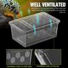 Breathable Reptile Breeding Box  For Lizards Geckos Snakes Spiders Scorpions Beetles Centipedes