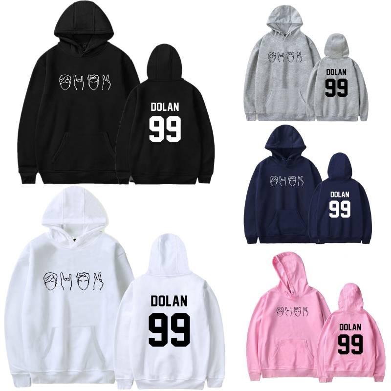 Trendy En Stijlvolle Dolan Twin Unisex Hoodie Met Zachte Katoenmix Materiaal