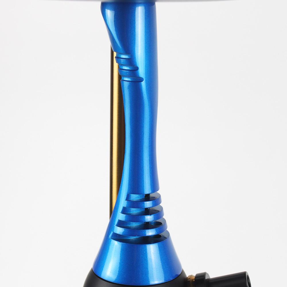 Alpahs Hookah Model S Stoving Paint Shisha with Glass Base Shisha Bowl Charcoal Holder Disposable Mouthpiece Hookah Accessorie