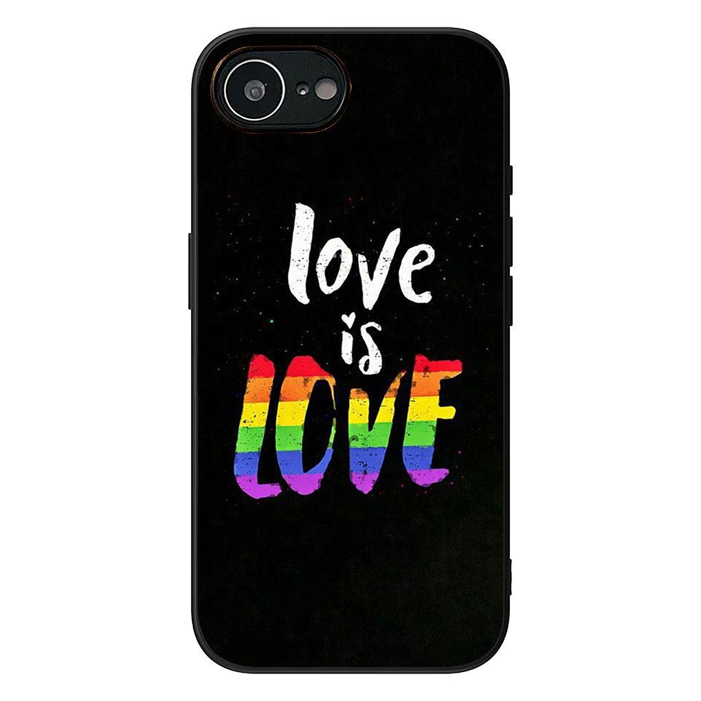 Silicone Cover for Xiaomi Redmi 15 9A 9C NFC 7A 9T Note 9 8 7 8T 15c A5 4G 5G Phone Case Love Is Love Rainbow LGBT Gay Lesbian