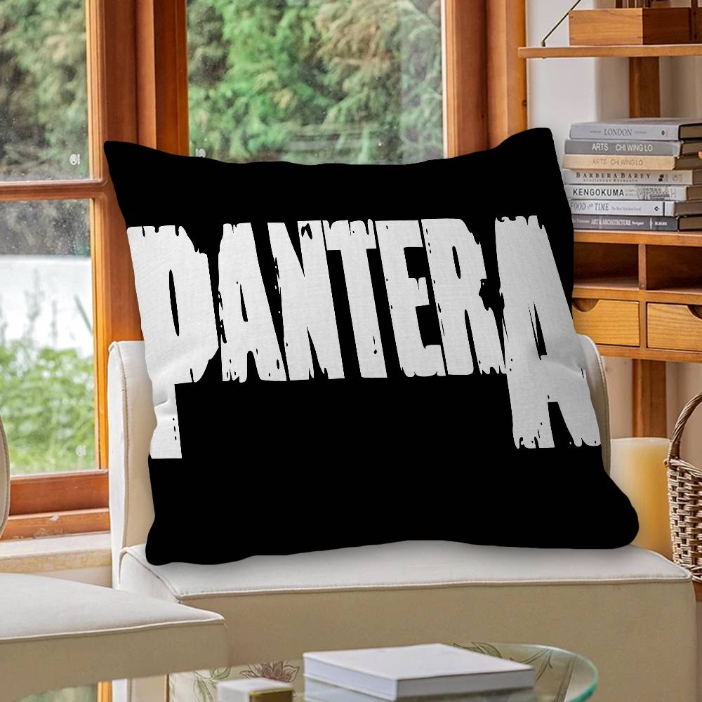 P-Pantera F-Far B-Beyond D-Driven Pillow Covers Cartoon Sofa Decorative Home Double-sided Printing Short Plush Cushion Cover