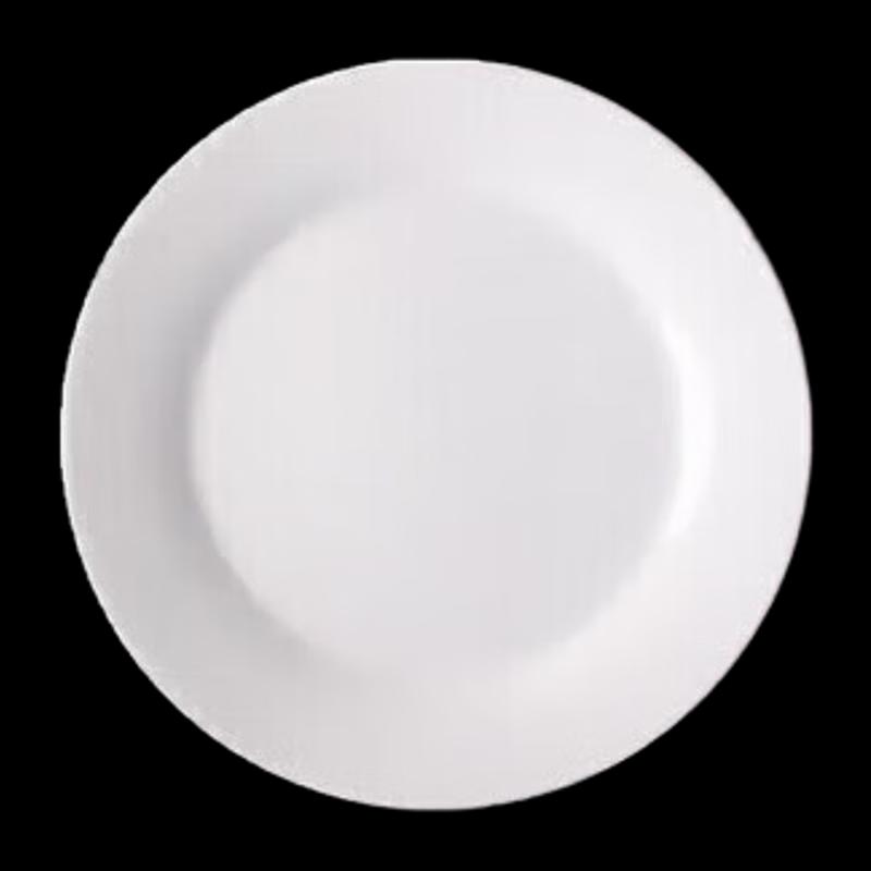 Pure White Ceramic Dinner Plate