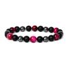Facted Obsidian Hematite Tiger Eye Bracelets for Magnetic Health Protection Soul Jewelry Nature Stone Beads Bracelet Men Pulsera