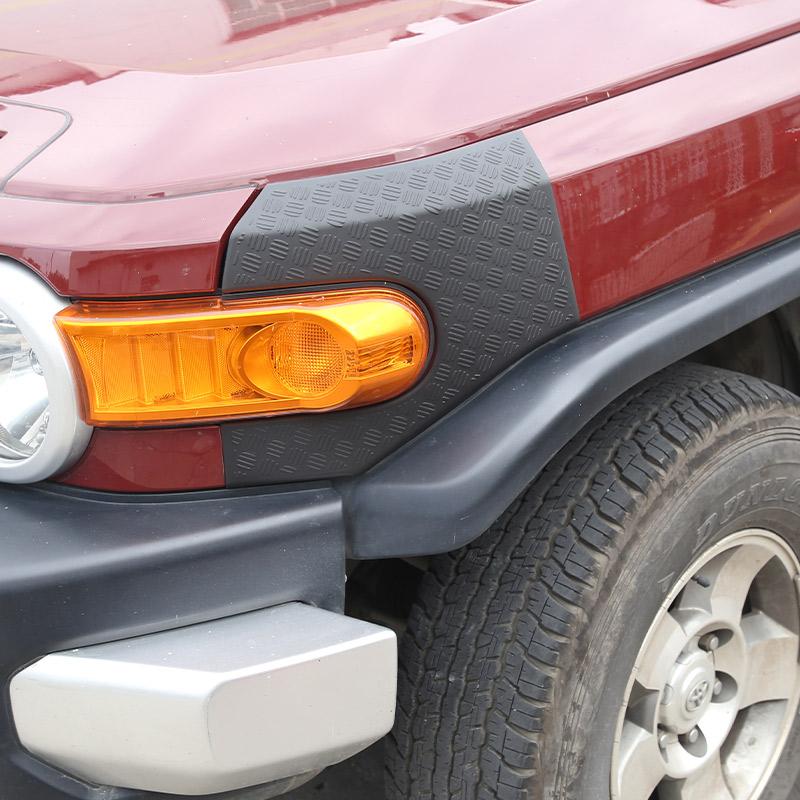 ABS Black Car Exterior Front Windshield Glass A-Pillar Trim For Toyota FJ Cruiser 2007-2025 Car Accessories