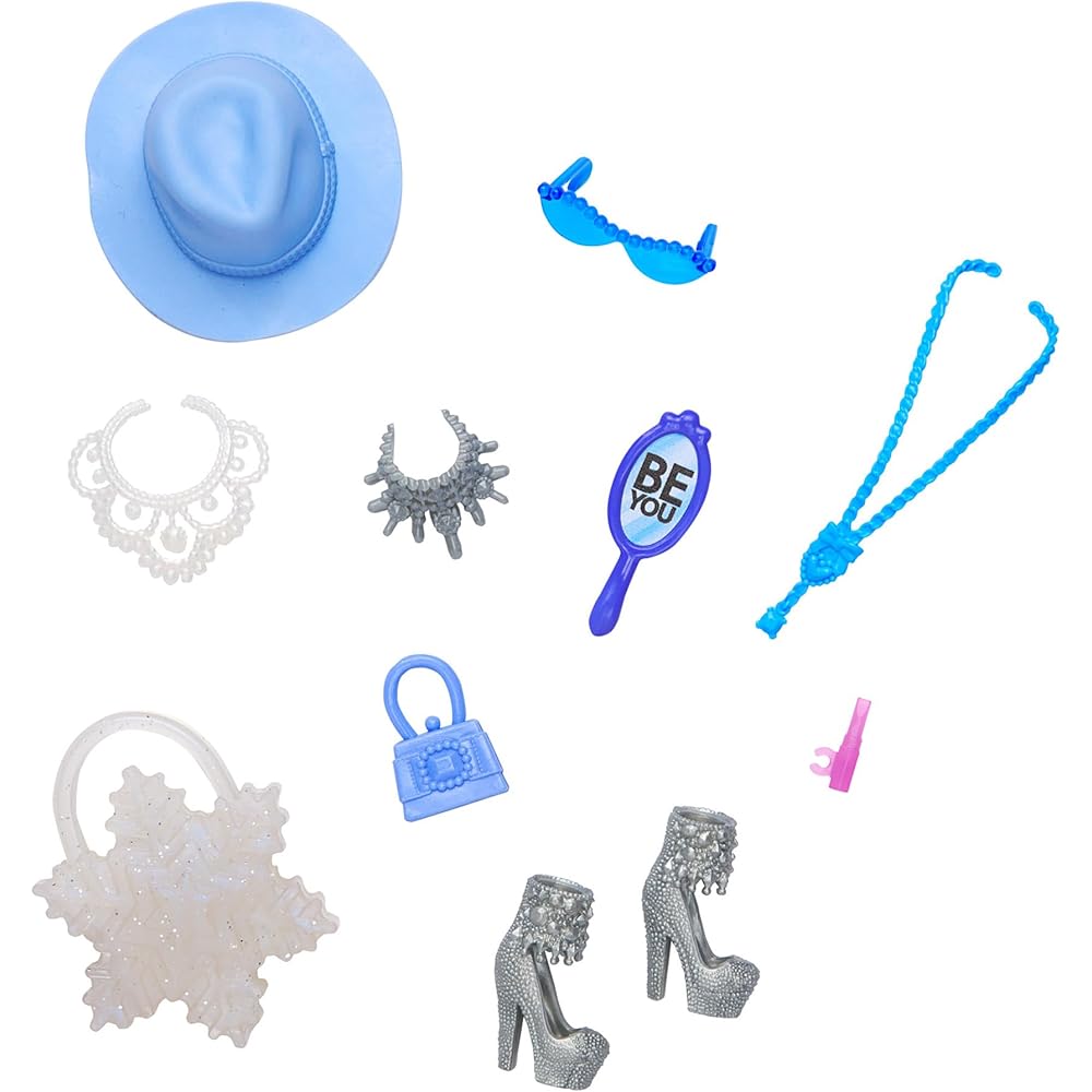 

Barbie Fashion Pack Accessory Set for Dolls with Outing Style Dress-Up Items for Pretend Play Ages 3 and Up