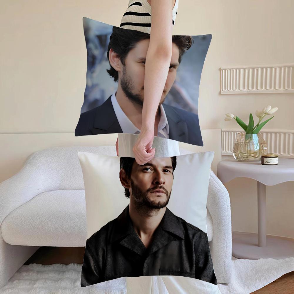 Cool B-Ben Barnes Cushion Cover Linen Pillowcase Cover Soft Decor For Sofa Home Room