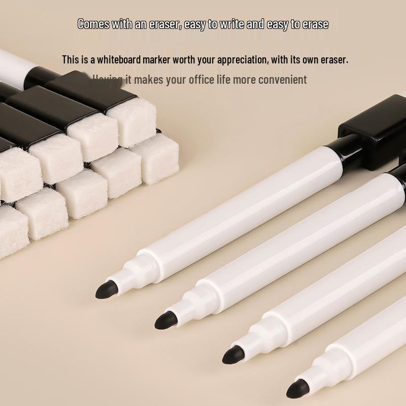 Erasable Oil-Based Brush Tip Marker for Baby Drawing Board - Non-Magnetic, Available In Large and Small Sizes