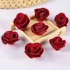 100/200Pcs Artificial Rose Flowers Heads 4cm Foam Fake Flowers For Home Room Decor Outdoor Garden Party Bride Wedding Decoration