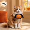 Plush Cat Neck Decoration Halloween Pet Collar Charm, Ghost Pumpkin Pendant, Soft Stuffed Gift for Lovers Hanging Ornament Cats, Small