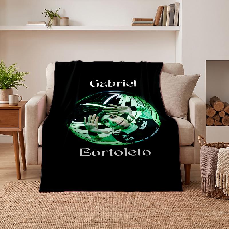 Gabriel Bortoleto Soft Warm Flannel Blankets Comfortable Blanket for Home Decoration Gifting