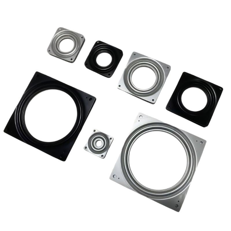 Robuste Drehtellerplatte Quadratische Drehtellerplatte Ersatz 360 Grad Drehteller für Möbel