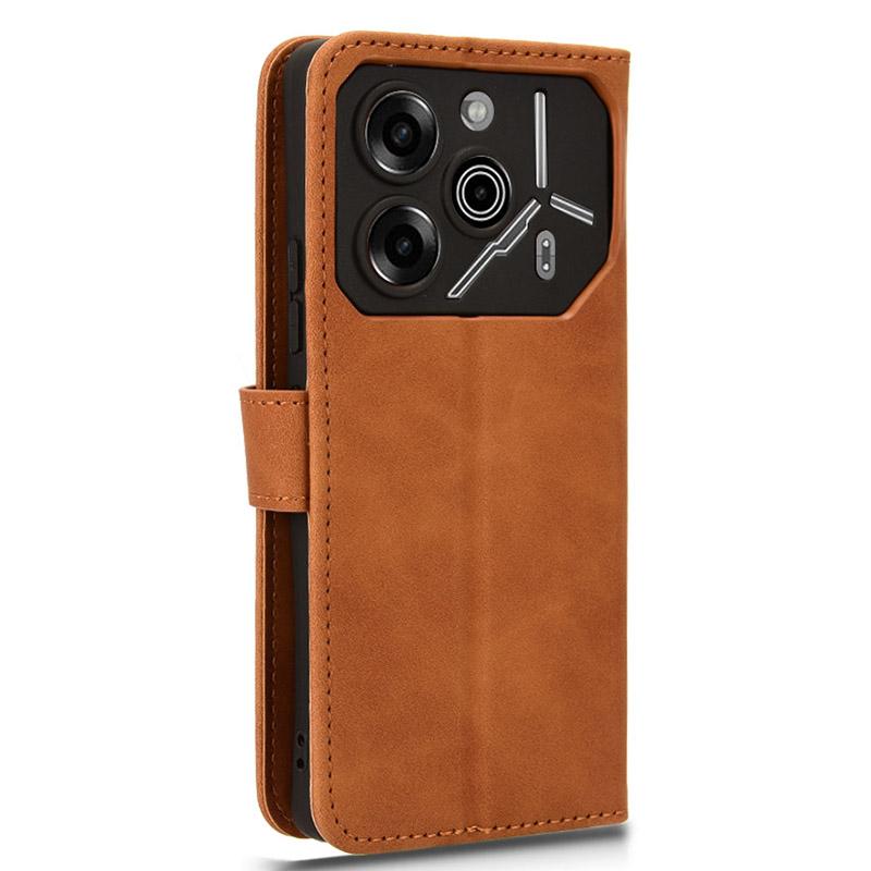 For TECNO Pova 6 Pro 5G Case Skin-Touch Texture Foldable Stand Phone Cover