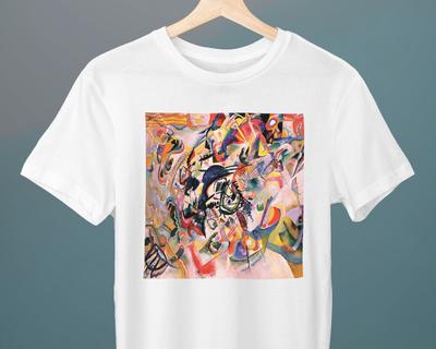 Composition VII Wassily Kandinsky Painting Unisex T-Shirt Art T-Shirt Abstract Geometric Gift for Her Gift for Him Art Lover Gift