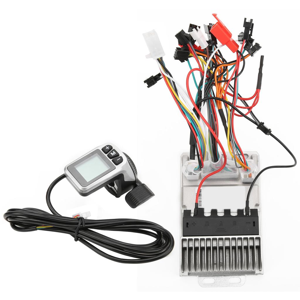 Electric Bicycle 34V 48V 500W Motor Brushless Controller Sine Wave with LCD Display Thumb Shifter