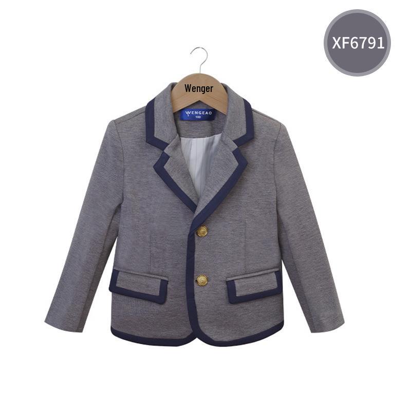 College-Stil Schuluniform-Blazer für Moderation, Rede und Abschlussfotos