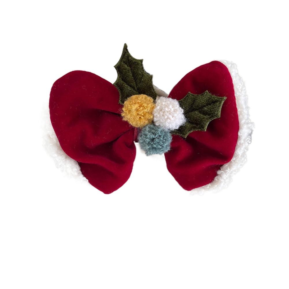 

Заколка для волос в виде бантика-звезды Рождественские рождественские заколки Модный рождественский ободок для волос Девочки Style 3