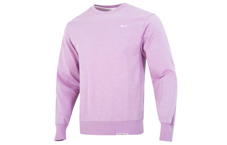 Nike Sweatshirts Men s Pink Crew Neck Moderate Regular DQ5821-522 L
